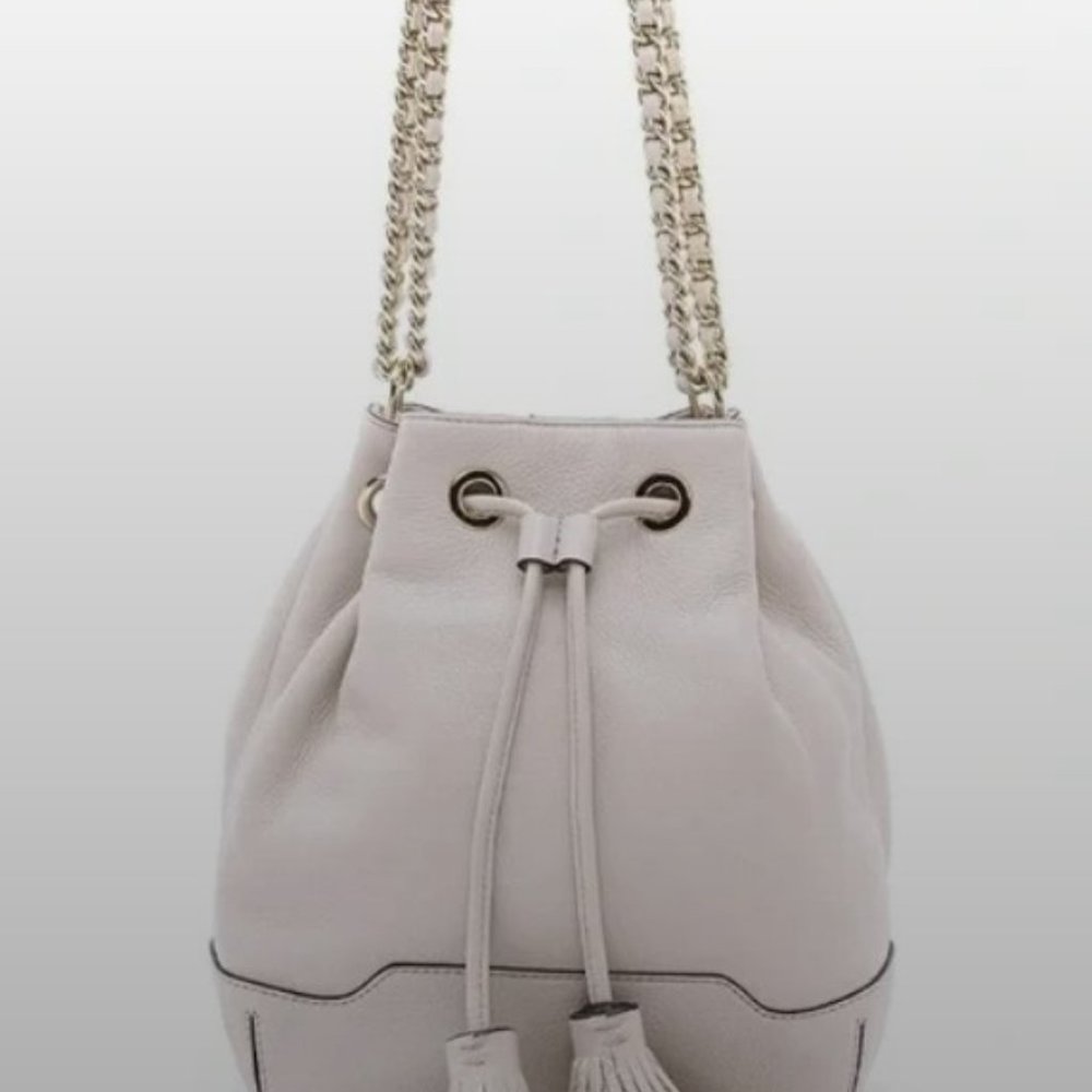 EUC Rebecca Minkoff Lexi mini bucket leather Crossbody shoulder leather